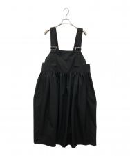 tricot COMME des GARCONS (トリココムデギャルソン) ウールギャバジャンパースカート ブラック サイズ:M