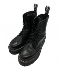 Dr.Martens (ドクターマーチン) JADON ホワイトステッチ 8 ホール ブーツ ブラック サイズ:US6