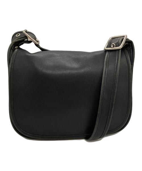 COACH (コーチ) 【古着】レザーショルダーバッグ ブラック