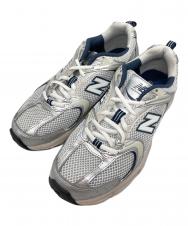 NEW BALANCE (ニューバランス) ローカットスニーカー グレー サイズ:24cm
