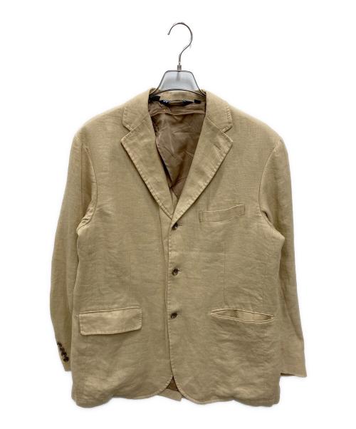 POLO RALPH LAUREN (ポロ・ラルフローレン) 【古着】リネン3Bテーラードジャケット ベージュ サイズ:M