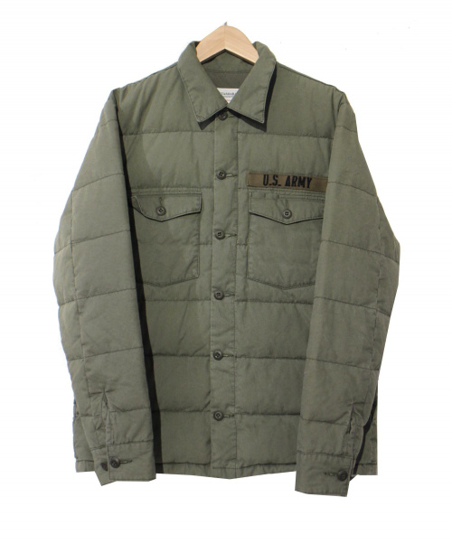 中古 古着通販 Stammbaum シュタンバウム U S Armyシャツダウンジャケット カーキ サイズ L 硫化染め加工 ブランド 古着通販 トレファク公式 Trefac Fashion