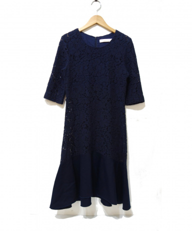 中古 古着通販 See By Chloe シーバイクロエ レースワンピース ネイビー サイズ Xs ブランド 古着通販 トレファク公式 Trefac Fashion