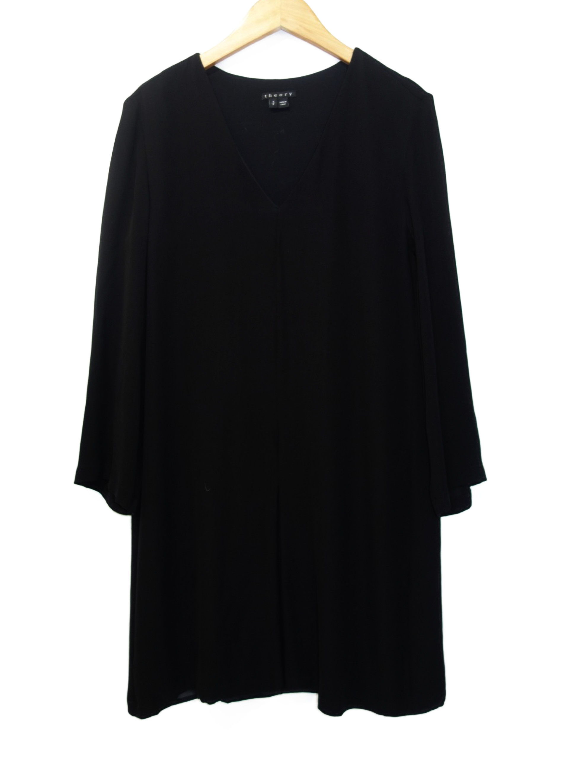 中古 古着通販 Theory セオリー シルクワンピース ブラック サイズ S シルク100 ブランド 古着通販 トレファク公式 Trefac Fashion