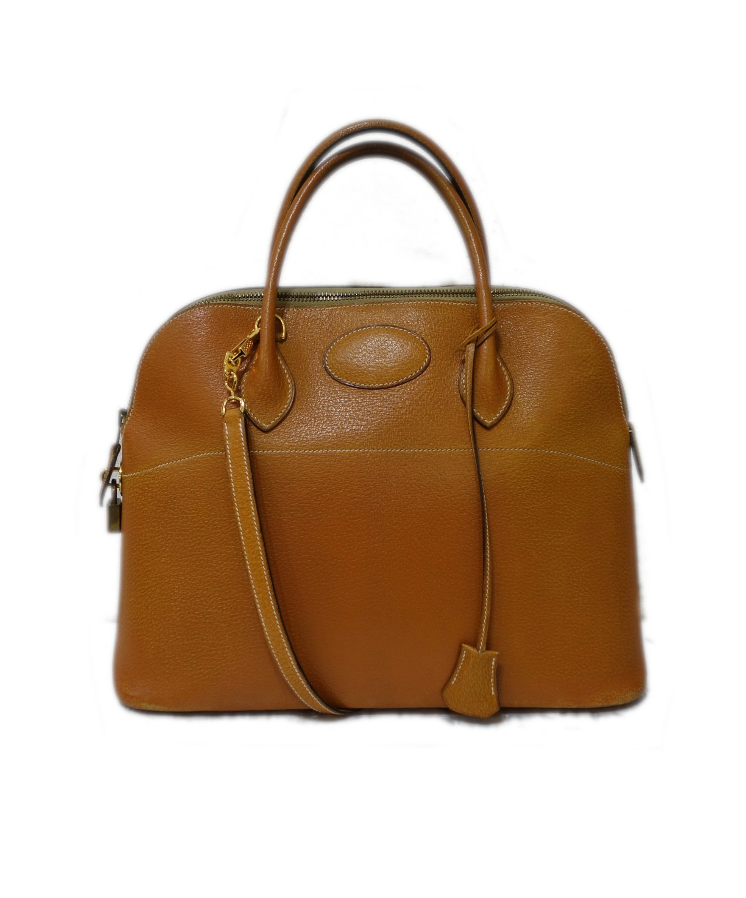 中古 古着通販 Hermes エルメス ボリード37 ベージュ ボリード37 U ブランド 古着通販 トレファク公式 Trefac Fashion