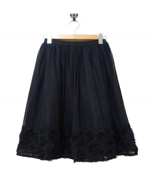 中古 古着通販 Ms Gracy エムズグレイシー チュールスカート ブラック サイズ 40 未使用品 ブランド 古着通販 トレファク公式 Trefac Fashion