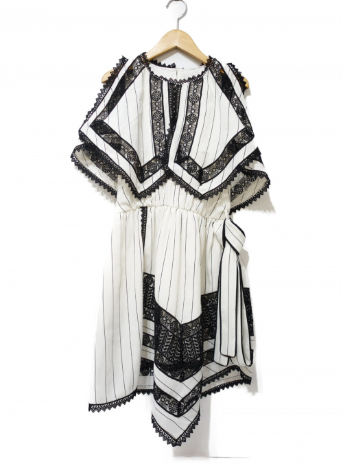 中古 古着通販 Self Portrait セルフポートレート ノースリーブワンピース ホワイト サイズ Us4 ブランド 古着通販 トレファク公式 Trefac Fashion