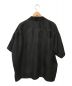 EVISEN (エビセン) 総柄オープンカラーシャツ/GARCONS SHIRT ブラック サイズ:L：7800円
