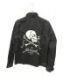 EGO TRIPPING (エゴ トリッピング) バックスカル刺繍ジャケット ブラック サイズ:M：6800円