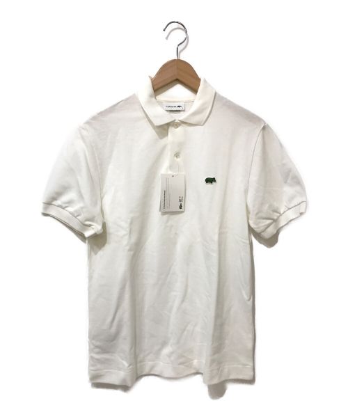 LACOSTE（ラコステ）LACOSTE (ラコステ) ポロシャツ ホワイト サイズ:Ｓの古着・服飾アイテム