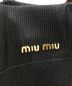 中古・古着 MIU MIU (ミュウミュウ) トートバッグ ブラック：10800円