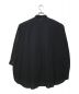 mizuiro-ind (ミズイロインド) リネンブレンドオーバーサイズシャツ ブラック サイズ:記載なし：7800円