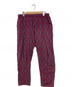 South2 West8サウスツー ウエストエイト）の古着「STRING SLACK PANTS」｜レッド