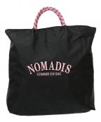 NOMADIS（）の古着「ロゴリバーシブルトートバッグ」｜ブラック