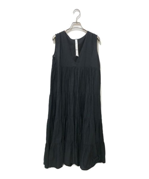 merlette（マーレット）merlette (マーレット) ティアードワンピース ブラック サイズ:FREEの古着・服飾アイテム
