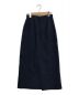 COMME des GARCONS (コムデギャルソン) ラップ風ロングスカート ネイビー サイズ:S：5800円