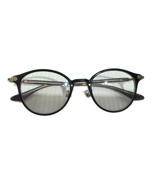 VIKTOR&ROLF（ヴィクター＆ロルフ）VIKTOR&ROLF (ヴィクター＆ロルフ) 眼鏡 ブラックの古着・服飾アイテム