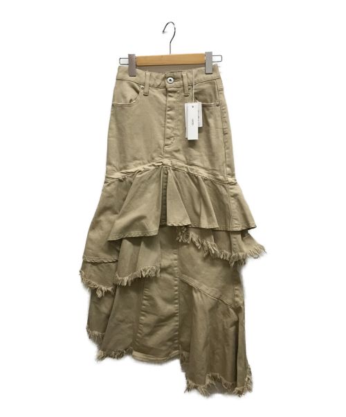 UN3D.（アンスリード）UN3D. (アンスリード) スカート アイボリー サイズ:36の古着・服飾アイテム