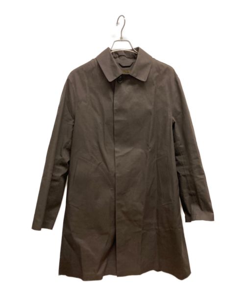 MACKINTOSH（マッキントッシュ）MACKINTOSH (マッキントッシュ) ゴム引きステンカラーコート ブラウン サイズ:40の古着・服飾アイテム