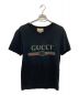 GUCCI（グッチ）の古着「ロゴプリントTシャツ」｜ブラック