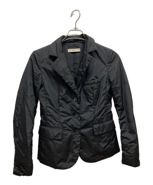 PRADA（プラダ）PRADA (プラダ) ナイロンジャケット ブラック サイズ:38の古着・服飾アイテム