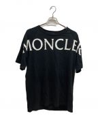 MONCLERモンクレール）の古着「プリントロゴTシャツ」｜ブラック