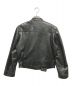 agnes b (アニエスベー) レザージャケット ブラック サイズ:42：15800円