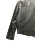中古・古着 agnes b (アニエスベー) レザージャケット ブラック サイズ:42：15800円