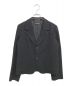 tricot COMME des GARCONS（トリココムデギャルソン）の古着「[OLD]90'sウールギャバテーラードジャケット」｜ブラック
