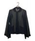 ROBE DE CHAMBRE COMME DES GARCONS (ローブドシャンブル コムデギャルソン) シアーシャツジャケット ブラック サイズ:FREE：14800円