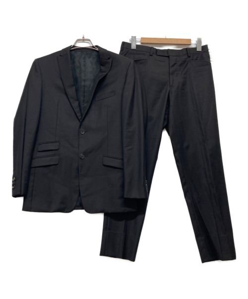 BLACK LABEL CRESTBRIDGE（ブラックレーベル クレストブリッジ）BLACK LABEL CRESTBRIDGE (ブラックレーベル クレストブリッジ) セットアップスーツ ブラック サイズ:38の古着・服飾アイテム