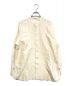 ASHA BY MDS（アシャ バイ エムディーエス）の古着「[OLD]90’sバンドカラーシルクシャツ」｜ホワイト