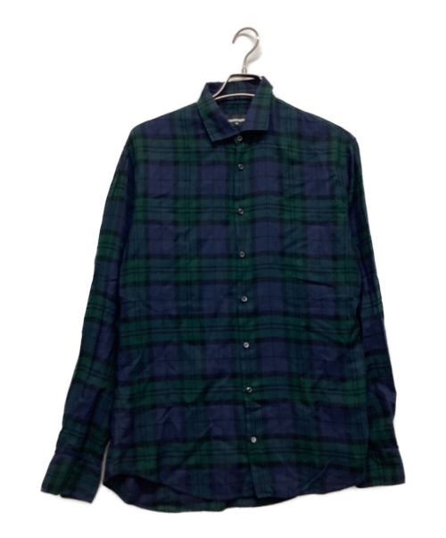 DSQUARED2（ディースクエアード）DSQUARED2 (ディースクエアード) チェックシャツ グリーン サイズ:48の古着・服飾アイテム