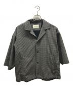 PUBLIC TOKYOパブリックトウキョウ）の古着「オープンカラーシャツジャケット」｜グレー