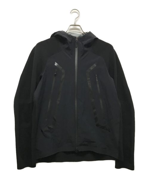 DESCENTE（デサント）DESCENTE (デサント) フュージョンニットストリームラインジャケット ブラック サイズ:Lの古着・服飾アイテム
