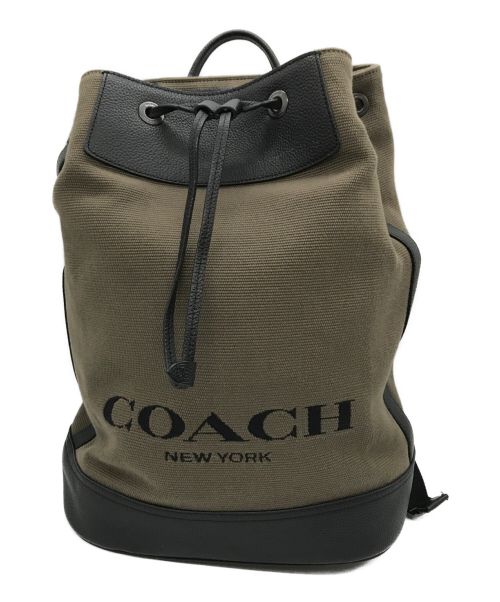 COACH（コーチ）COACH (コーチ) リュック カーキの古着・服飾アイテム