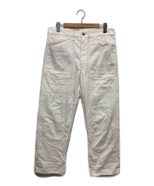 RRL（ダブルアールエル）RRL (ダブルアールエル) ダブルニーパンツ ホワイト サイズ:W31の古着・服飾アイテム