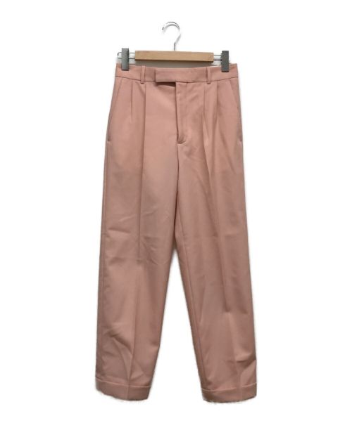 CELINE（セリーヌ）CELINE (セリーヌ) 2タックパンツ ピンク サイズ:34の古着・服飾アイテム