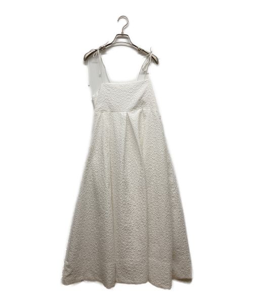 Gypsohila（ジプソフィア）Gypsohila (ジプソフィア) Jacquard Cami OnePiece ホワイト サイズ:FREEの古着・服飾アイテム