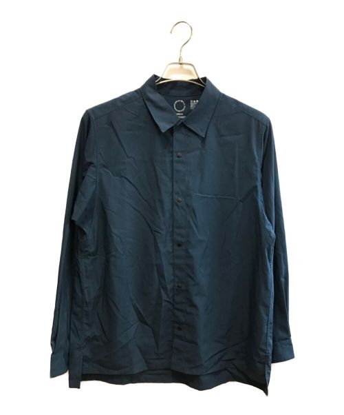 山と道（ヤマトミチ）山と道 (ヤマトミチ) スナップボタンシャツ ネイビー サイズ:Mの古着・服飾アイテム