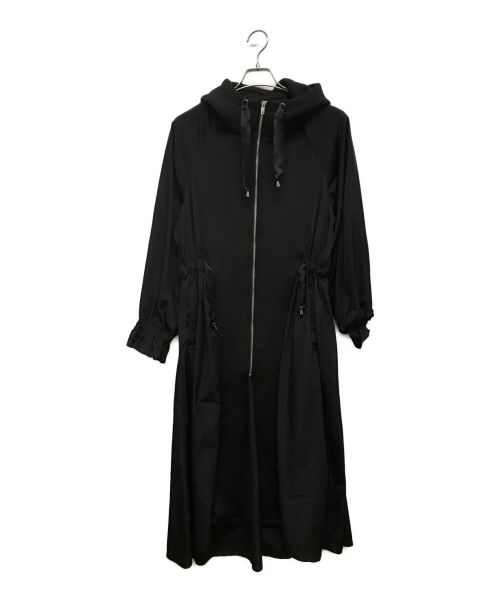 SPECCHIO（スペッチオ）SPECCHIO (スペッチオ) フード付きスプリングコート ブラック サイズ:Lの古着・服飾アイテム