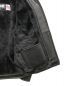 中古・古着 Schott (ショット) 襟付きシングルライダースジャケット ブラック サイズ:34 未使用品：49800円