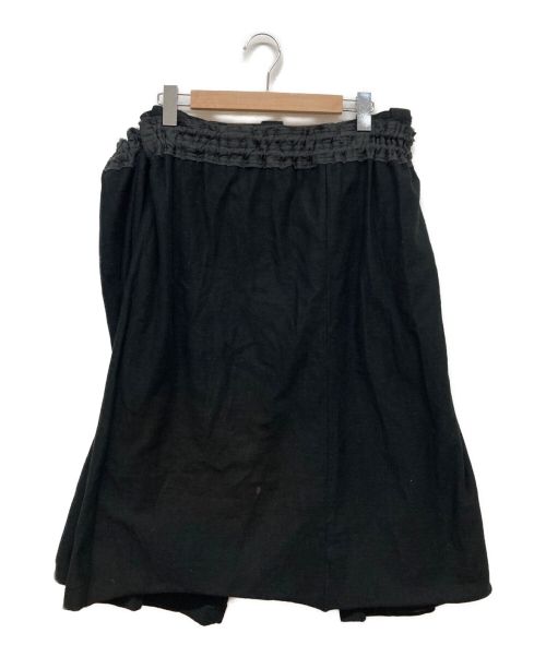 YOHJI YAMAMOTO（ヨウジヤマモト）YOHJI YAMAMOTO (ヨウジヤマモト) スカート ブラック サイズ:2の古着・服飾アイテム