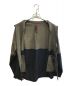 中古・古着 YANTOR (ヤントル) toro wool track jacket ブラック×カーキ サイズ:M：7000円