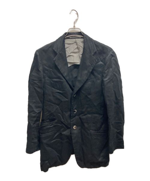 ARMANI COLLEZIONI（アルマーニ コレツィオーニ）ARMANI COLLEZIONI (アルマーニ コレツィオーニ) テーラードジャケット ブラック サイズ:46の古着・服飾アイテム