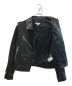 中古・古着 WHISTLE (ホイッスル) レザーライダースジャケット ブラック サイズ:38：7800円