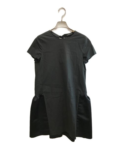 YOKO CHAN（ヨーコチャン）YOKO CHAN (ヨーコチャン) バックリボンギャザードレス ブラック サイズ:38の古着・服飾アイテム