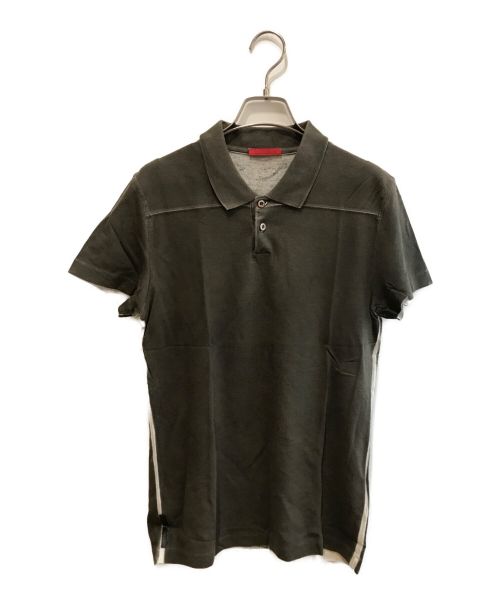 PRADA（プラダ）PRADA (プラダ) ポロシャツ ブラウン サイズ:Sの古着・服飾アイテム