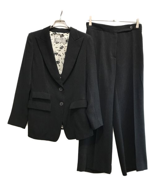 MaxMara（マックスマーラ）MaxMara (マックスマーラ) セットアップスーツ ブラック サイズ:40の古着・服飾アイテム