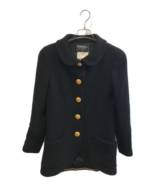 CHANEL（シャネル）CHANEL (シャネル) ウールジャケット ブラック サイズ:36の古着・服飾アイテム